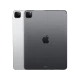 Apple iPad Pro 1024 GB 4G 11 inç gümüş tablet; arka yüz ve çift kamera tasarımı görünüyor.