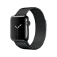 Apple Watch Series 2 38 mm uzay siyahı paslanmaz çelik kasa ve Milano Loop akıllı saat