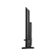 Vestel 40FV9750 Full HD FHD LED televizyonun siyah renkli ince yan profili ve ayak standı