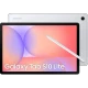 Samsung Galaxy Tab S10 Lite 5G gümüş tablet; ekranda renkli arayüz ve kalem görünüyor