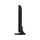 Samsung T28D310ES HD Ready HD TV, genel siyah renkte yan görünüm ve ayaklı tasarım
