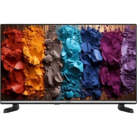 Vestel 43FA9530 Full HD LED televizyon, renkli sanat görüntüsüyle önden görünüm