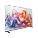 Vestel 75UG9750 Ultra HD 4K LED televizyon, ince çerçeveli ekranında renkli dalga deseniyle görünür.