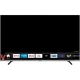 Vestel 50U9700 Ultra HD 4K siyah LED televizyon, akıllı TV uygulamaları ve ayaklarıyla önden görünüm