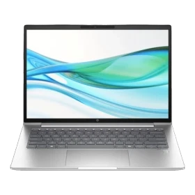 HP ProBook 440 G11 9Y7C9ET gümüş ultrabook laptop ekranı açık, modern tasarım görünüyor.