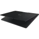 Lenovo Legion 5 Pro 83LT005RTRF16 siyah oyuncu laptop, yarı açık kapaklı ve mor aydınlatmalı klavye detaylı