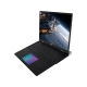 MSI Titan 18 HX A2WJ-1058TR siyah oyuncu laptop, açık ekranda uzay temalı görüntü ve RGB klavye.