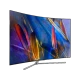 Samsung 65Q7C Ultra HD 4K QLED televizyon; siyah renkli ince ekran ve ayaklı tasarım.