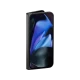 Google Pixel 9 Pro Fold siyah akıllı telefon, katlanmış halde renkli ekranı ve ince tasarımıyla görülüyor