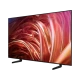 Samsung 77S85D Ultra HD 4K OLED televizyon, geniş ekran tasarımında canlı renkli arka plan görüntüsü