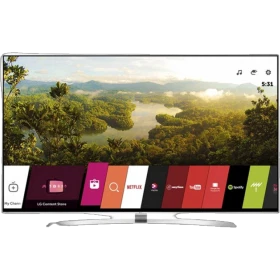 LG 65UH950V Ultra HD 4K LED televizyon vitrin görünümü, genel renkli, ince çerçeveli tasarım