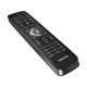 Philips 65PUS7120 Ultra HD 4K LED televizyon kumandası, genel renk siyah tasarım