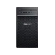 Dell PowerEdge T40 32 GB 2048 GB SSD masaüstü bilgisayarın siyah ön paneli ve havalandırma ızgarası