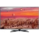 Vestel 48PF8175 Full HD FHD LED televizyon, siyah çerçeveli ayaklı tasarımıyla manzara görüntüsü gösteriyor