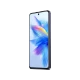 Siyah Infinix Note 30 5G akıllı telefon, ince çerçeveli ekran ve ortada delikli ön kamera tasarımı