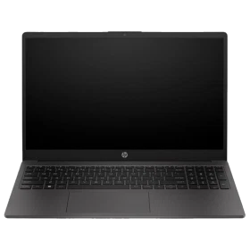 HP 250 G10 B2NC5ESA8 siyah iş ve ofis laptopu; klavye ve kapalı ekran görünümüyle vitrin fotoğrafı.