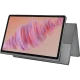 Lenovo Tab Plus TB351UF 256 GB gri öğrenci tableti, kılıfıyla açık ekran görünümü
