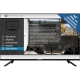 Onvo OV43HTV250 Full HD LED televizyon, siyah çerçeveli ekranında şehir rehberi arayüzüyle.