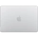 Apple MacBook Neo gümüş renk laptop, kapalı durumda üst kapakta Apple logosu ile önden görünüm