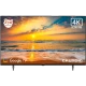 Grundig 43 GJU 7000 B Ultra HD 4K LED televizyon, gün batımı ve sahil manzarası gösteren ekranıyla
