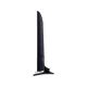 Samsung 55MU7350 Ultra HD 4K LED televizyon, siyah renkli ince tasarımlı yan görünüm