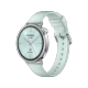 Xiaomi Watch S4 41mm Floroelastomer gümüş akıllı saat, yuvarlak ekranı ve açık renk kordonuyla