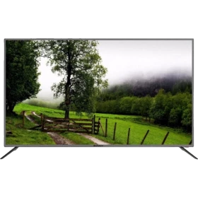 Sunny SN65LEDA51 Ultra HD 4K TV, siyah çerçeveli ekranında yemyeşil doğa manzarası gösteriliyor