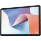 TCL NXTPAPER 11 lavanta tablet, 11 inç ekranda güncel saat ve kilit ekranı görünüyor