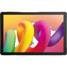 TCL Tab 10L siyah uygun fiyatlı tablet; renkli ekranda “9 2 7” desenleri görünen ön ekran.