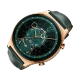 Altın Honor Watch GS 4 akıllı saat, yeşil deri kayışı ve yıldız haritalı kadranıyla öne çıkıyor