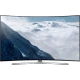Samsung 78KS9500 Ultra HD 4K LED televizyon, genel renkli siyah ekranlı vitrin görünümü