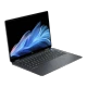 HP OmniBook Ultra Flip 14-fh0003nt koyu gri 2'si 1 arada laptop, katlanır ekran ve klavye görünüyor