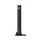 Asus E520-B094M masaüstü bilgisayar, dikey tasarımlı siyah kasa ve ön USB bağlantı noktalarıyla önden görünüm
