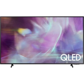 Samsung 65Q67A Ultra HD 4K QLED televizyon, ekranda QLED logosu, genel renk siyah çerçeve.
