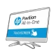 HP Pavilion All-in-One 24-f0023nt 4MN16EA dokunmatik masaüstü bilgisayar, önden görünüm