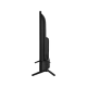 Vestel 32H8501 HD Ready HD TV, siyah LED televizyonun yandan görünümü ve ayaklı tasarımı