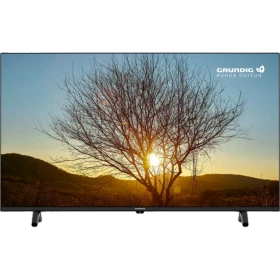 Grundig Hamburg 40 GDF 5955B Full HD LED televizyon, siyah çerçeveli tasarım ve doğa manzarası ekranı