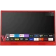 Vestel 32H9530T HD Ready LED TV, kırmızı çerçeveli ekranında yayın ve dijital platform menüsüyle görülüyor
