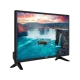 Vestel 32F9400 Full HD FHD LED televizyon, siyah çerçeveli ve ayaklı tasarımıyla manzara yayını gösteriyor