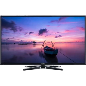 Vestel 43FA7000 Full HD LED televizyon, siyah çerçeveli ekranında gün batımı manzarası