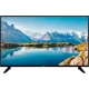 Vestel 55U9402 Ultra HD 4K LED televizyon, manzara görüntüsü ve siyah çerçevesiyle önden görünür