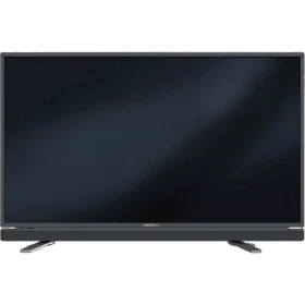 Grundig Toronto 55 CLE 6545 AL Full HD LED TV, siyah çerçeveli ekran ve ayak tasarımıyla önden görünüm