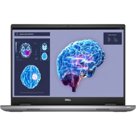Dell Precision M7680 XCTOP7680EMEA-VP2 koyu gri iş laptopu; 32 GB, 512 GB ve Windows 11 Pro ekranında beyin görselleri