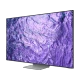 Samsung 65QN700C Ultra HD 8K QLED TV, genel renkli düz ekran üzerinde mor renkli canlı içerik ekranı.