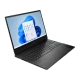 HP OMEN Gaming 16-k0008nt 7H8Z5EA siyah oyuncu laptop; 32GB RAM, 1TB SSD ve DOS işletim sistemi açık panel görünüyor
