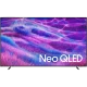 Samsung 100QN80F Neo QLED Ultra HD 4K TV, canlı renkli manzara ekranıyla önden vitrin görünümü