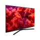 Arçelik A55 A 965 B Ultra HD 4K LED televizyon, siyah çerçevesi ve ayaklı tasarımıyla