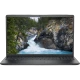 Dell Vostro 3510 N8066VN3510UZ23 siyah iş ofis laptopu, geniş ekran ve klavye görünümüyle önden açık.