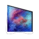 Samsung 75R95H Ultra HD 4K LED TV ekranında renkli uzay görselleri, genel siyah tasarım.