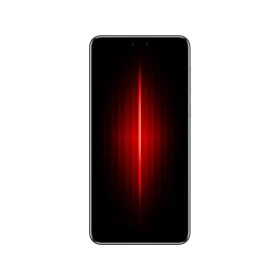Huawei Mate 60 RS Ultimate siyah akıllı telefon, önden görünüm, çerçevesiz ekran ve üst sensörler